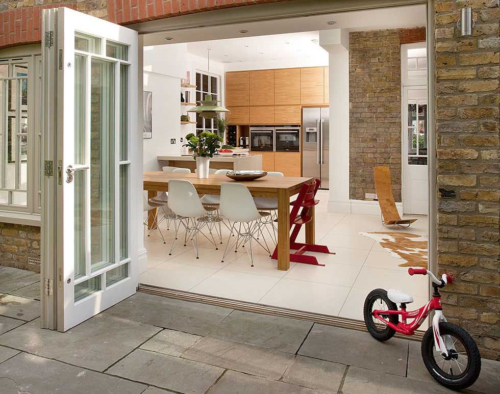 How much is a kitchen extension with bi-fold doors?